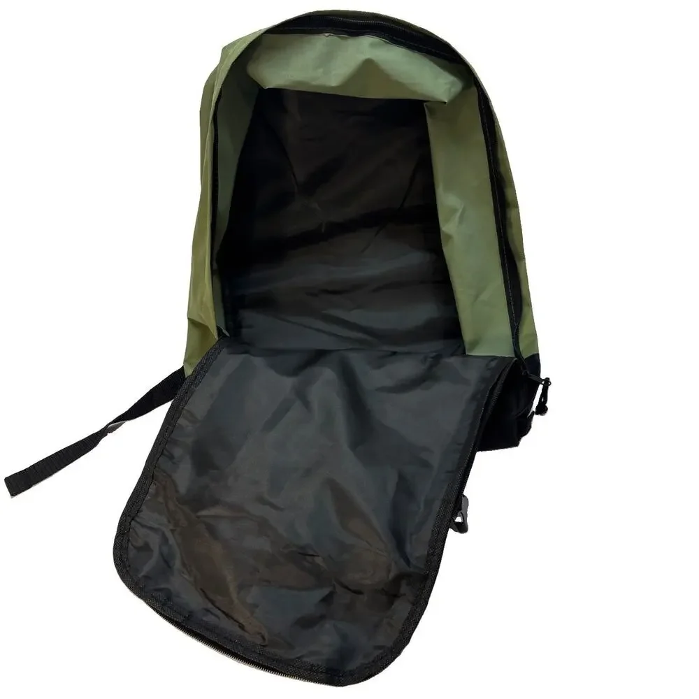 SIERRA CLUB Backpack - Lightweight Olive Green 3 Compartments New
